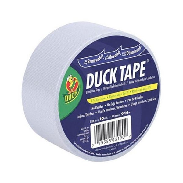 Duck Brand Duck 528183 White Removable Duct Tape 4164976